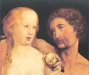 Hans The Younger Holbein : Adam and Eve